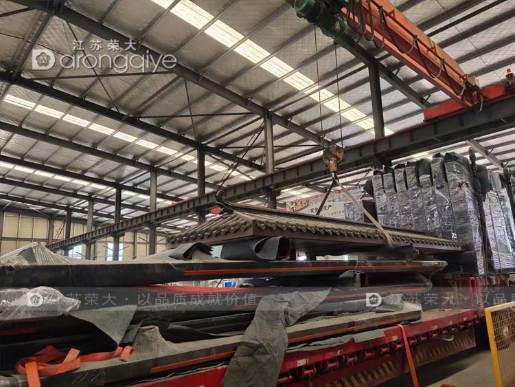 河南仿古候車亭發(fā)貨配圖二