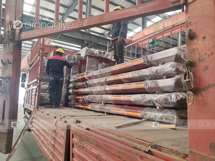 河北公交車站候車亭裝車