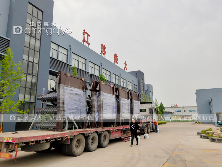 陜西仿古公交候車亭發(fā)貨圖三