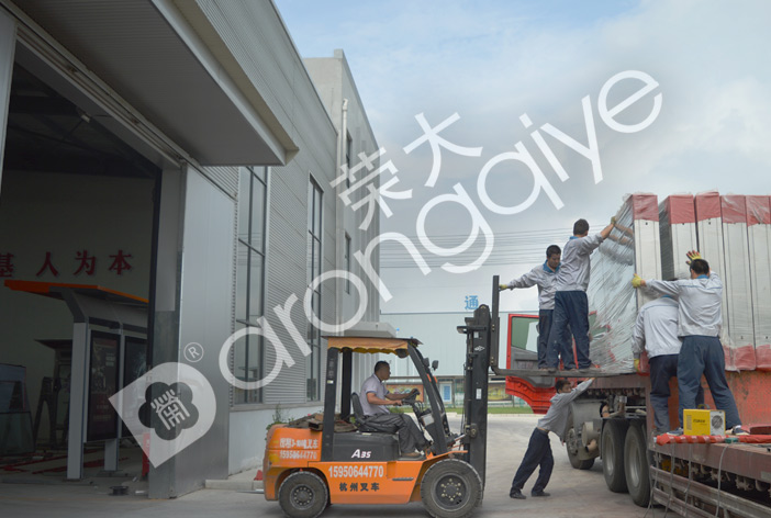 陜西公交候車亭發(fā)貨圖一