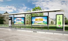 公交候車亭助力文明城市建設(shè)